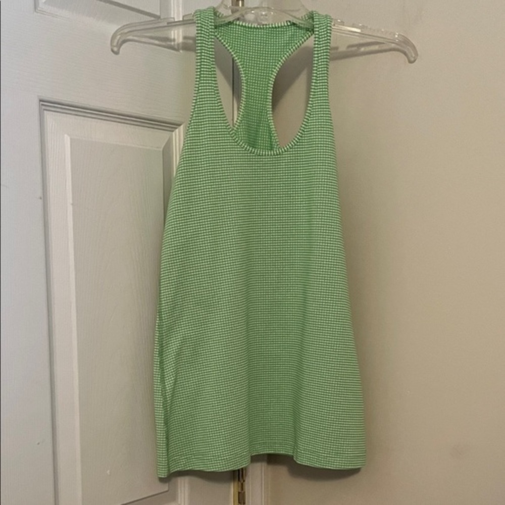Lululemon Athletica Green Cool Racerback Tank Top